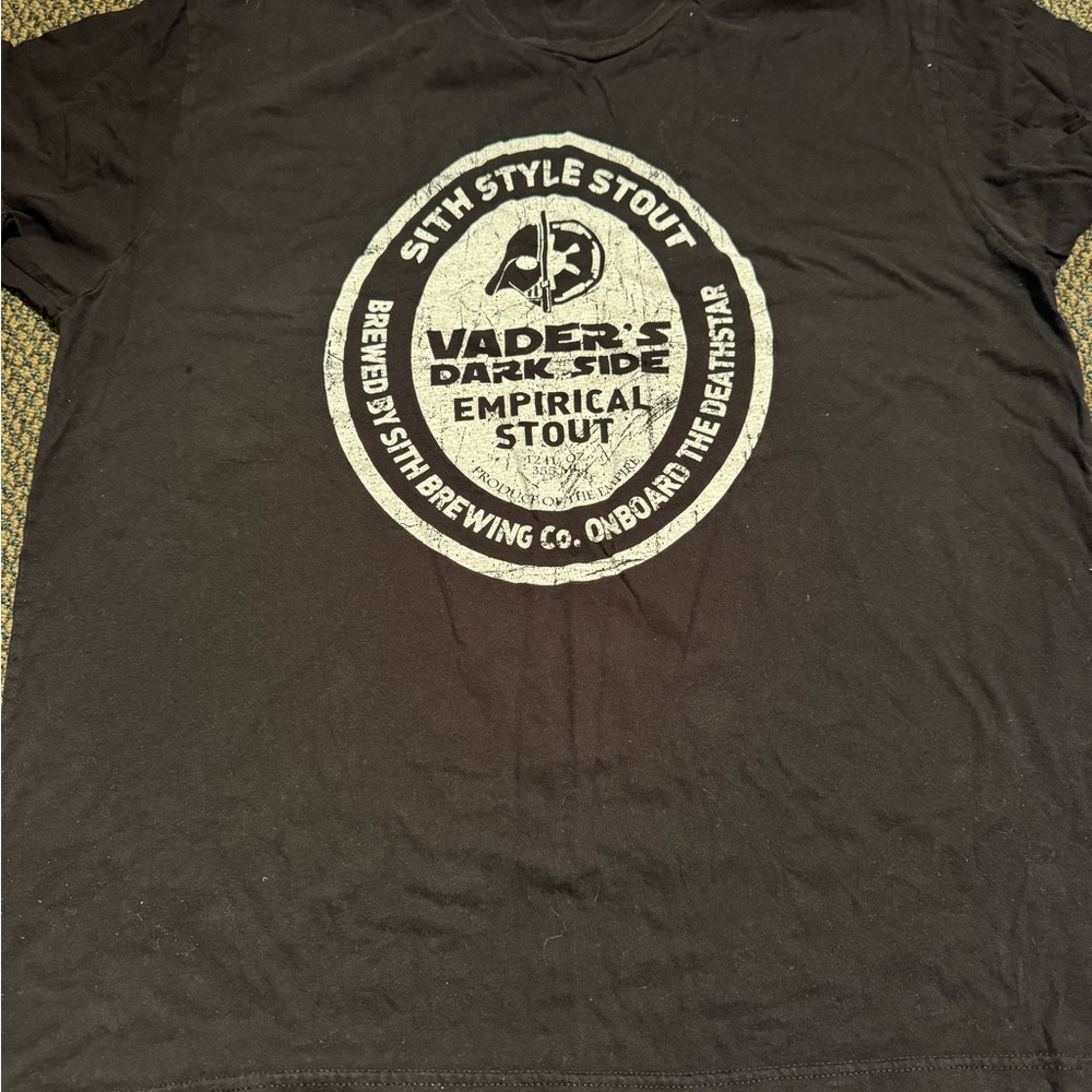 Vader's Dark Side Black Graphic T-Shirt